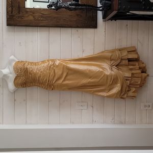 Cocktail Bridesmaid Homecoming long formal dress sz S.